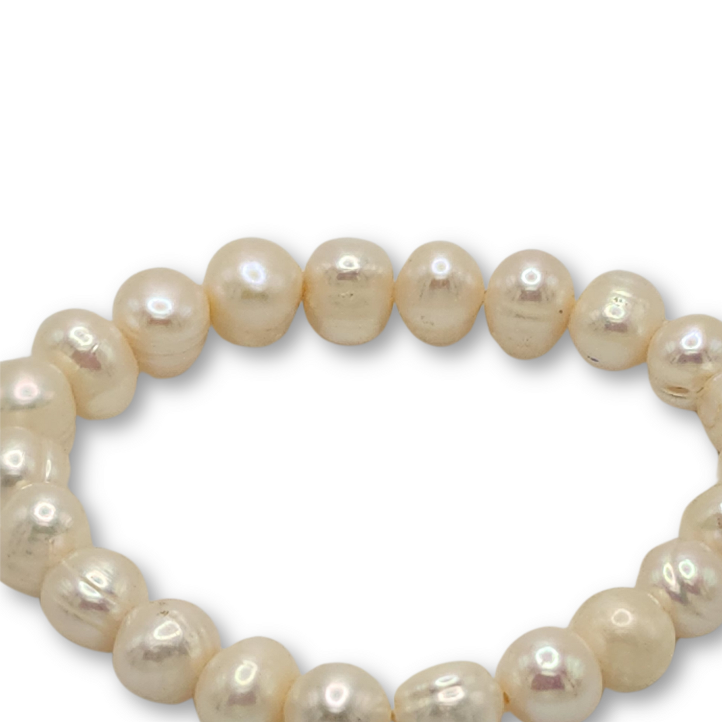 Pulsera "Perlas de Pureza": Elegancia Clásica en Blanco