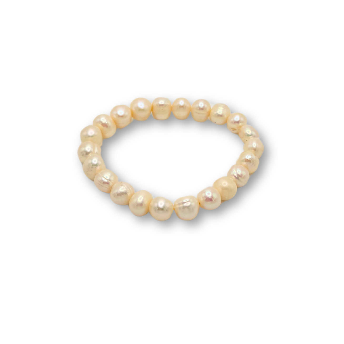 Pulsera "Perlas de Pureza": Elegancia Clásica en Blanco