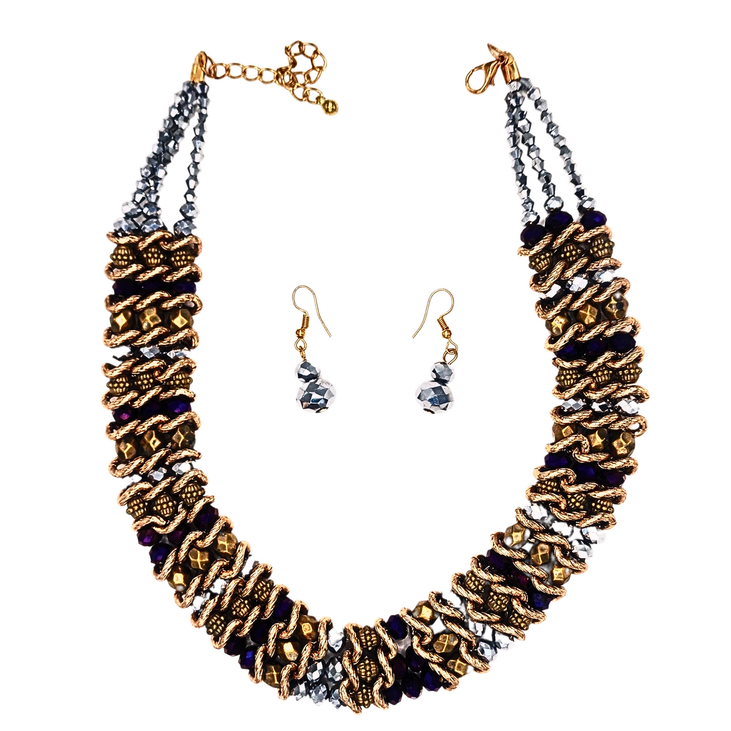 Conjunto de Collar con Pendientes de Dubrovnik: Elegancia Croata